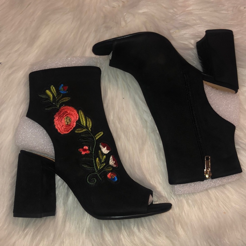 New heels opened toe open in the back